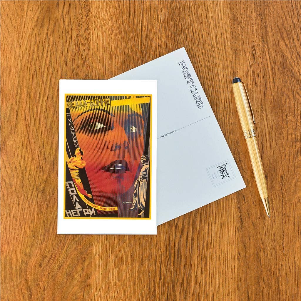 Found Image Press - Wholesale Postcard - Postcard PH-118 Russian Bella Donna Film Poster1