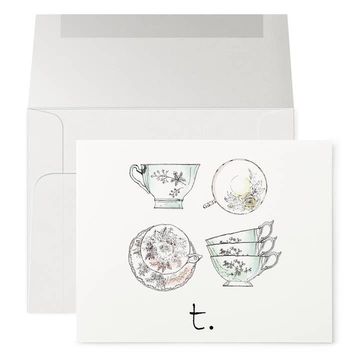 Conjunto de Cartões de Nota em Porcelana por atacado de Petits Mots