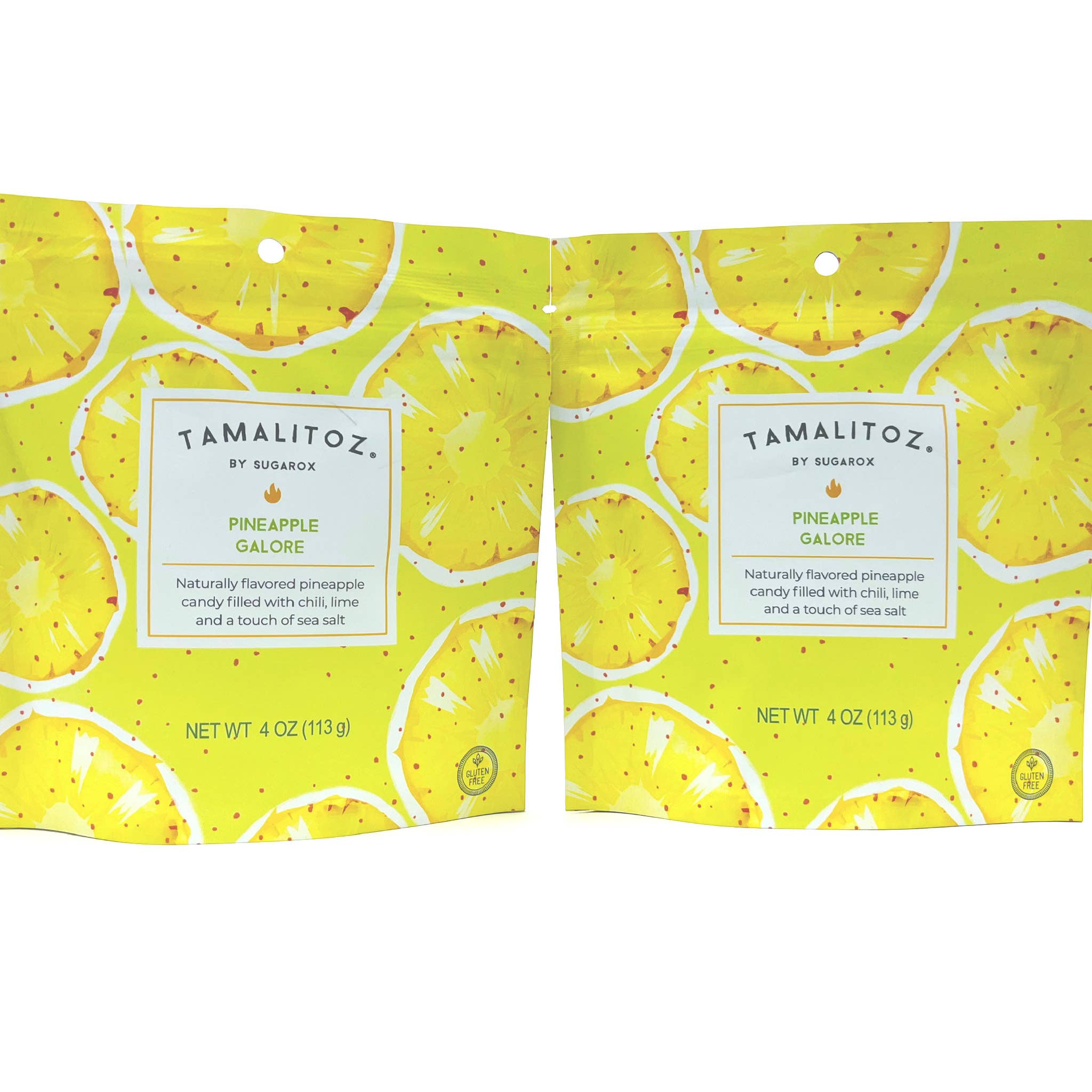 Sugarox Candy Studio LLC - Wholesale Hard Candy - PINEAPPLE GALORE TAMALITOZ CANDY 12CT5