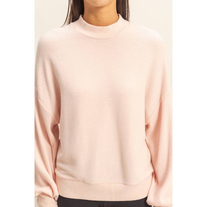 HYFVE - Wholesale Shirt - Women's - Ribbed Balloon Sleeve Top4