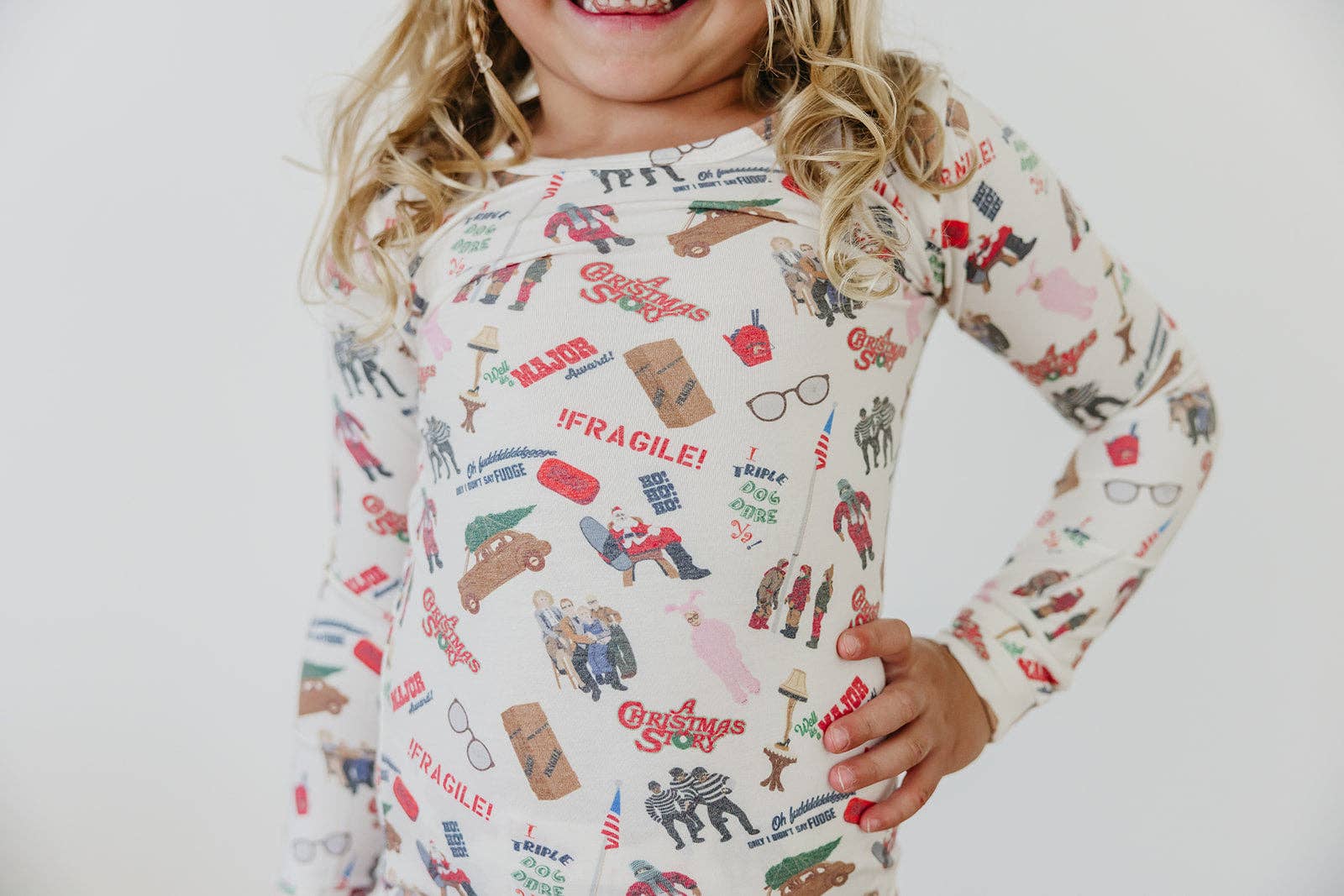 Copper Pearl - Wholesale Sleepwear Set - Kids - 2pc Long Sleeve Pajama Set - A Christmas Story6
