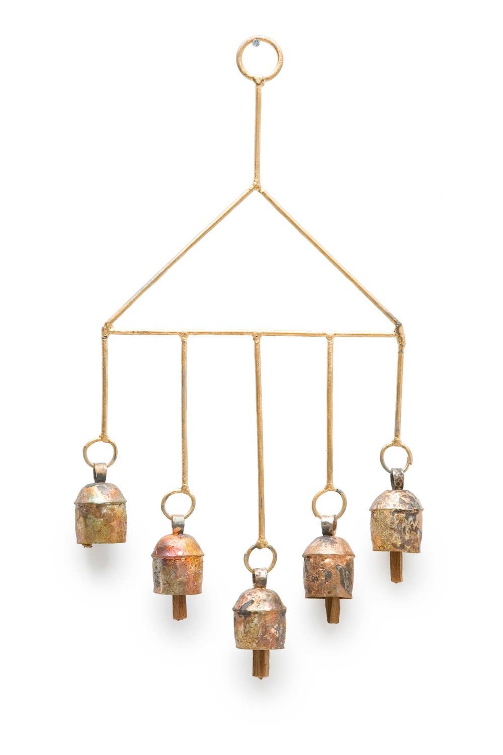 Indika - Vente Carillons - Dua Danti Chime, carillon de jardin en bronze accordé à la main, Inde0