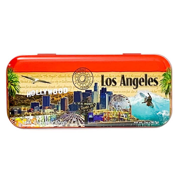 Los Angeles Collection - LA Stamp - Milk Chocolate (3oz) for wholesale by The San Francisco Chocolate Factory