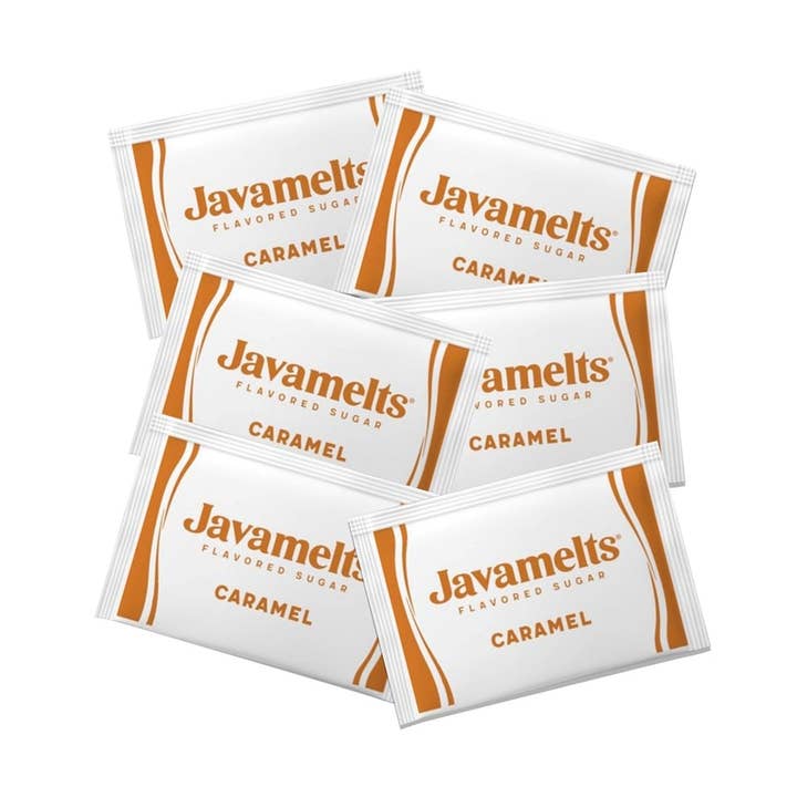 Caramel Flavored Sugar Packets (200 ct) for wholesale by Sunday Morning Coffee Company
