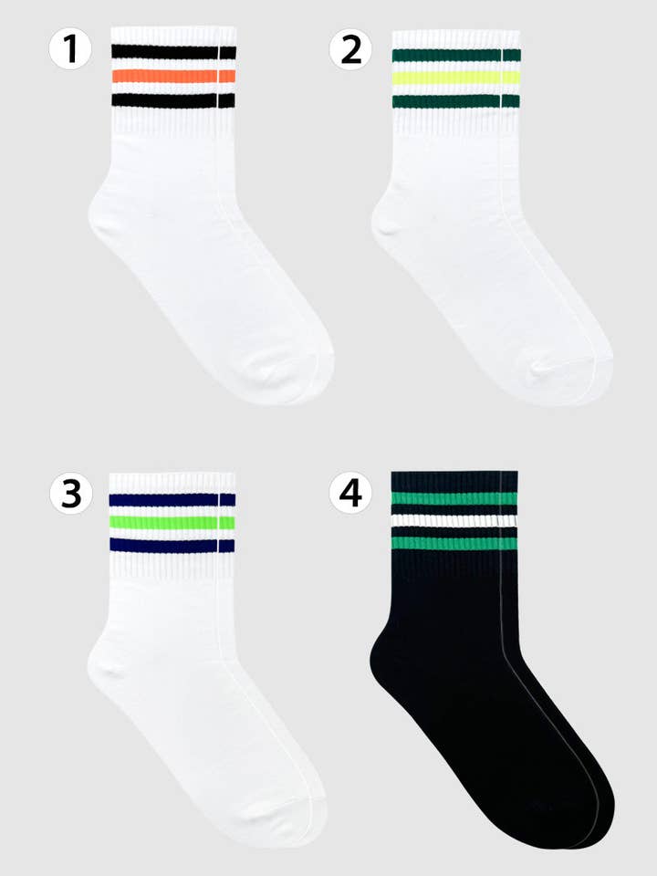 Men's Crew Neon Board AA Socks for wholesale by 7DAYSSOCKS