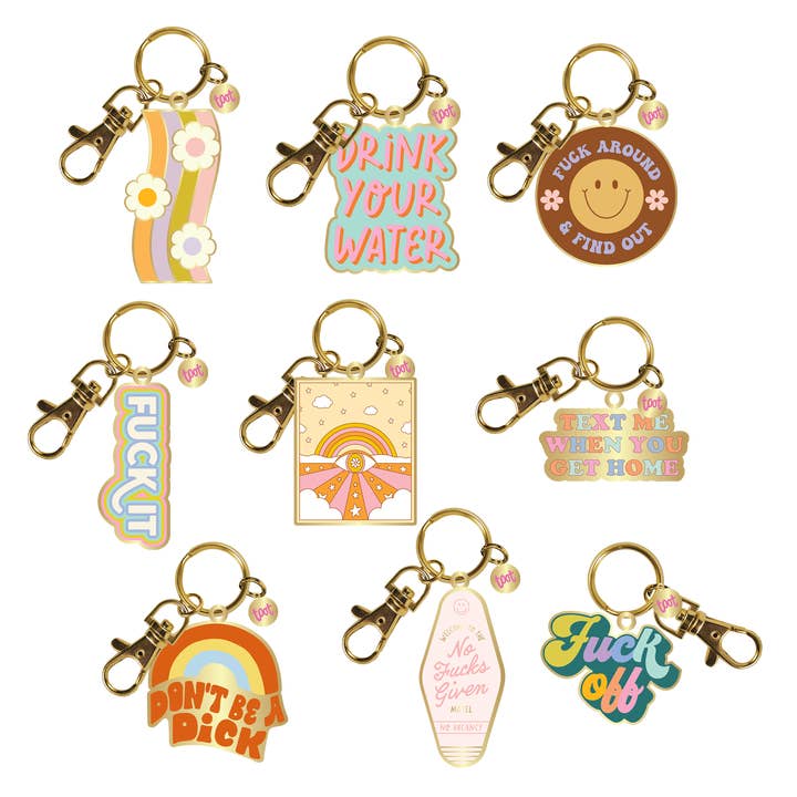 Talking Out of Turn - Wholesale Keychain - Women's - Key Charms // Enamel Key Chains (TOPSELLER!!)5