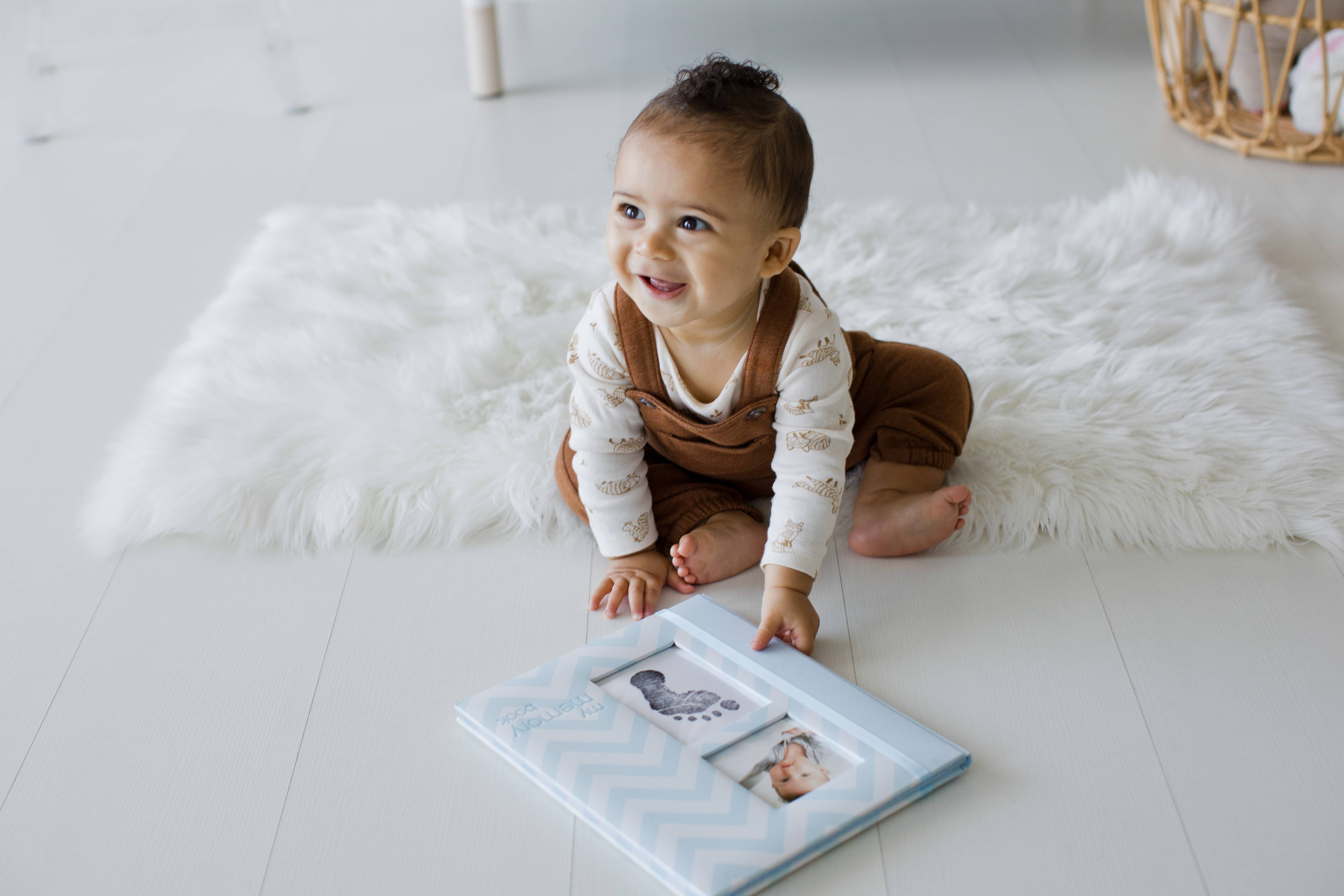 Pearhead - Wholesale Memory Book - Kids & Baby - Chevron Baby Book and Clean-Touch Ink Pad Kit13