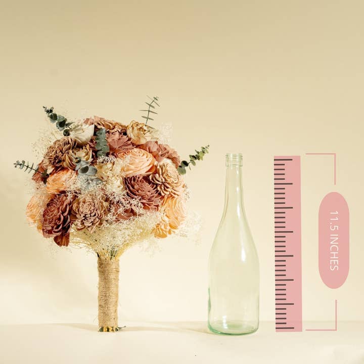 Sola Wood Flowers - Wholesale Artificial Flowers - Pure Perfection Finished Bouquet - Large1