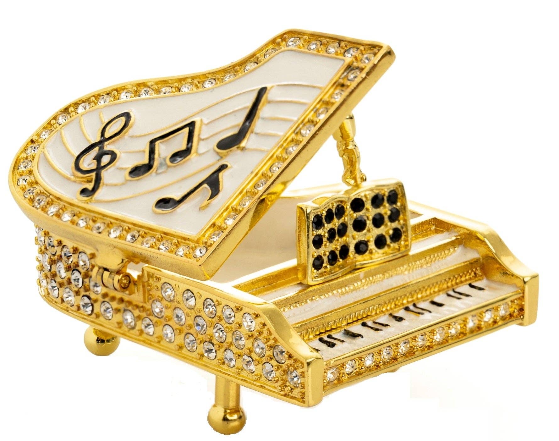 Keren Kopal - Wholesale Jewelry Box/Organizer - Golden White Piano7