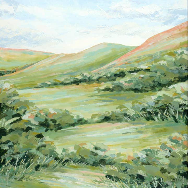 "Far Hills" Canvas Print for wholesale by Lucy Reiser Fine Art