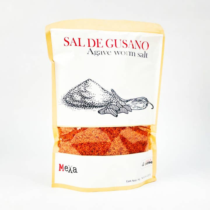 MEXA - Sal de Gusano (Agave Worm Salt, 100% Chinicuil ) 1 Kilo Bag for wholesale by MEXA Brands LLC