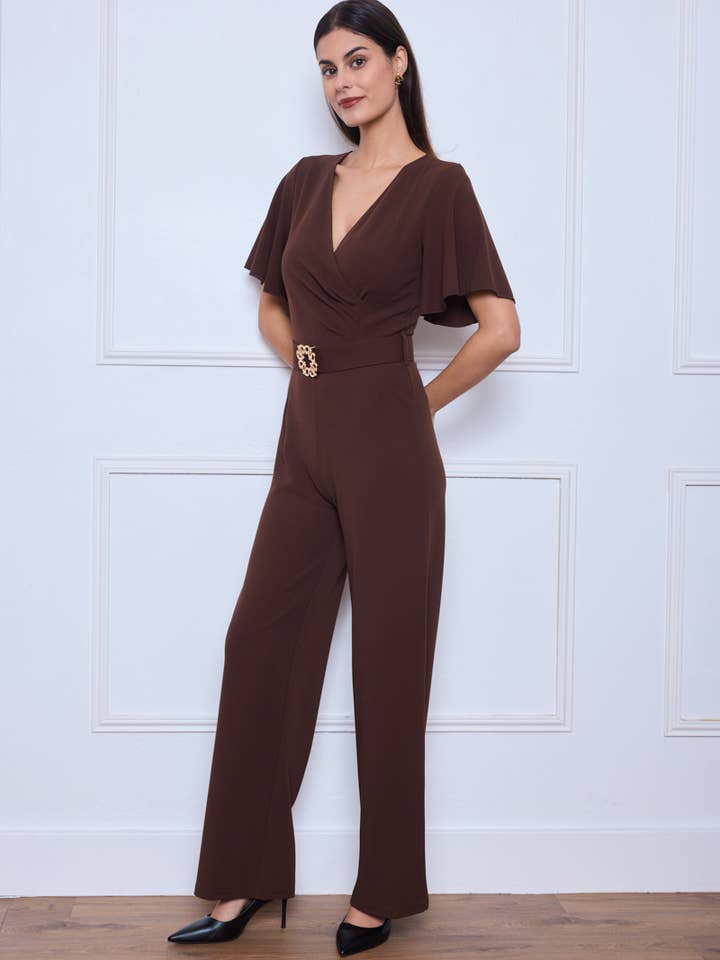 KICHIC - Wholesale Jumpsuit - Women's - Belted jumpsuit K58875