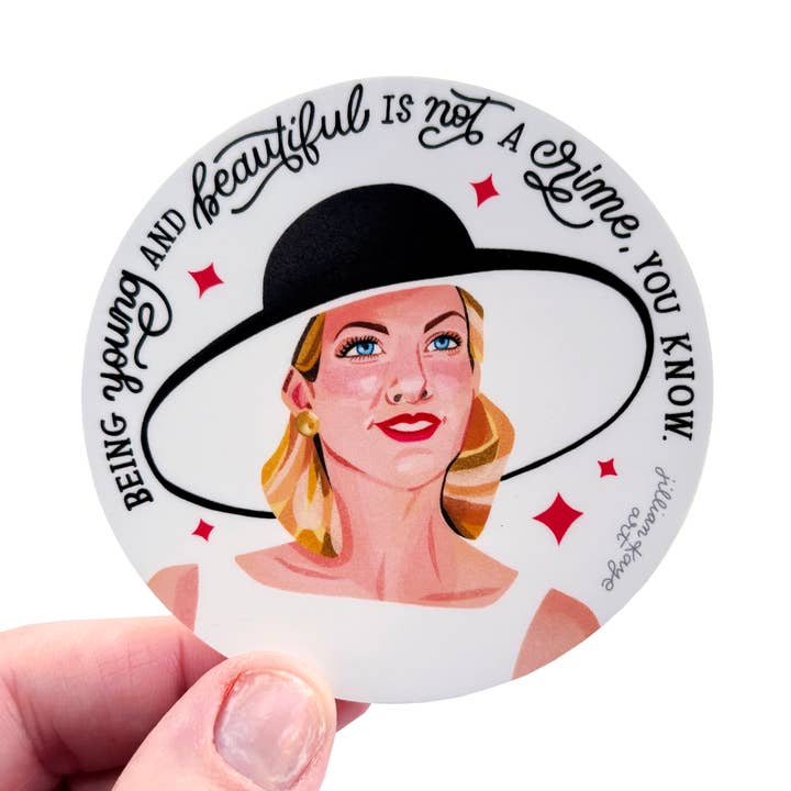 Jillian Kaye Art - Wholesale Sticker - Meredith Blake 3" Vinyl Sticker0