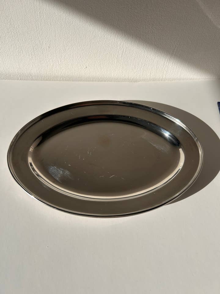 Minimalist Silver Plate Vanity Tray for wholesale by Killerviews