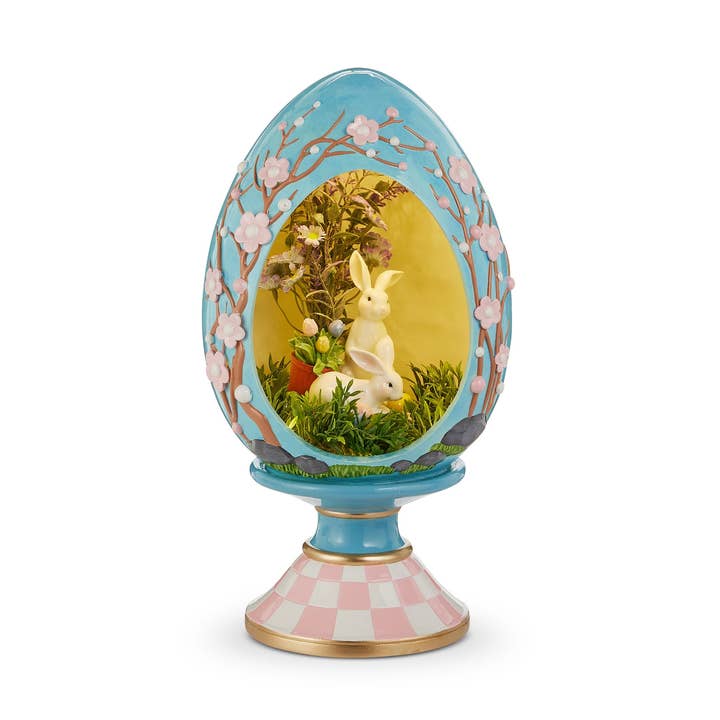 Coelho da Páscoa Iluminado de 13,5″ – Decoração de Primavera e Páscoa a Pilhas por atacado de RC Home Decor