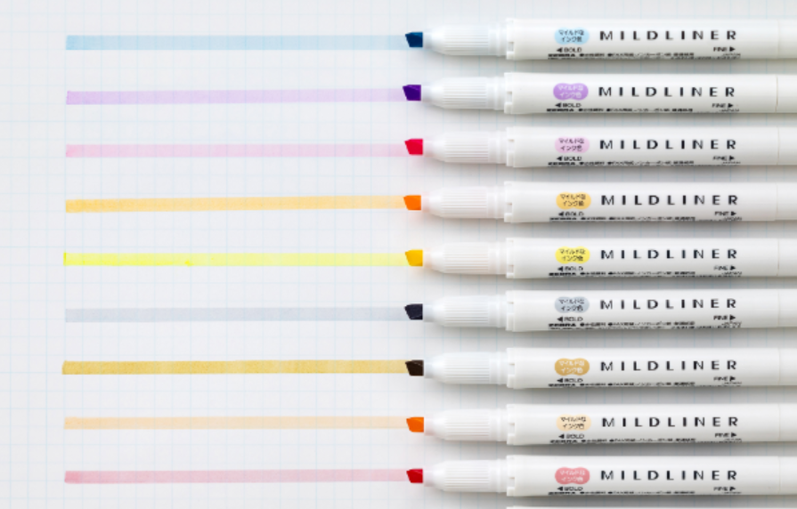 Hakubundo - Wholesale Highlighter - 【JAPANESE STATIONERY】ZEBRA MILDLINER HIGHLIGHTER MILD COLOR12
