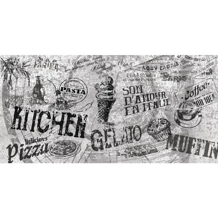 Coolors by Web Com S.a.s. - Wholesale Wall Accent - Wall Panel - Gloss Aluminium Vintage Design 124,4x61,5 cm9