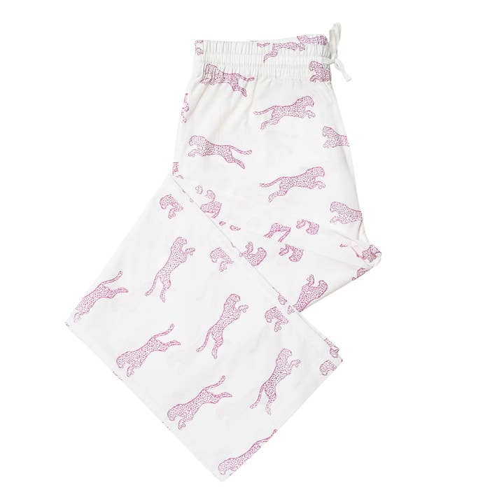 Cheetah PJ Bottoms (Pink) for wholesale by Livvy B