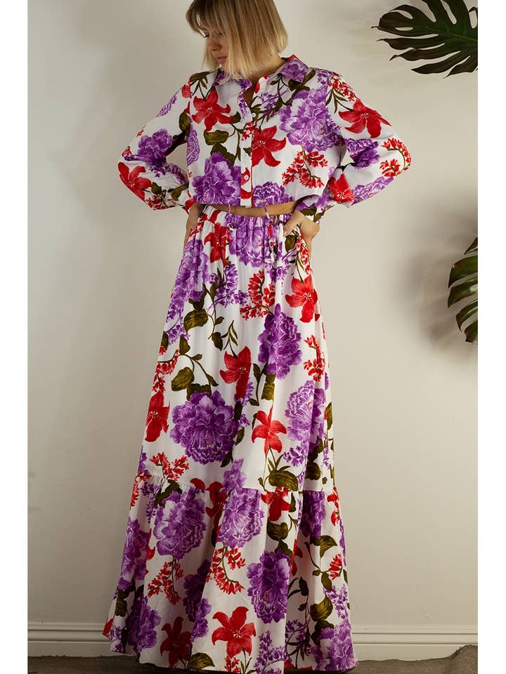 AFGRØDE TOP MED NEDERDEL SÆT for engroshandel hos Mulla