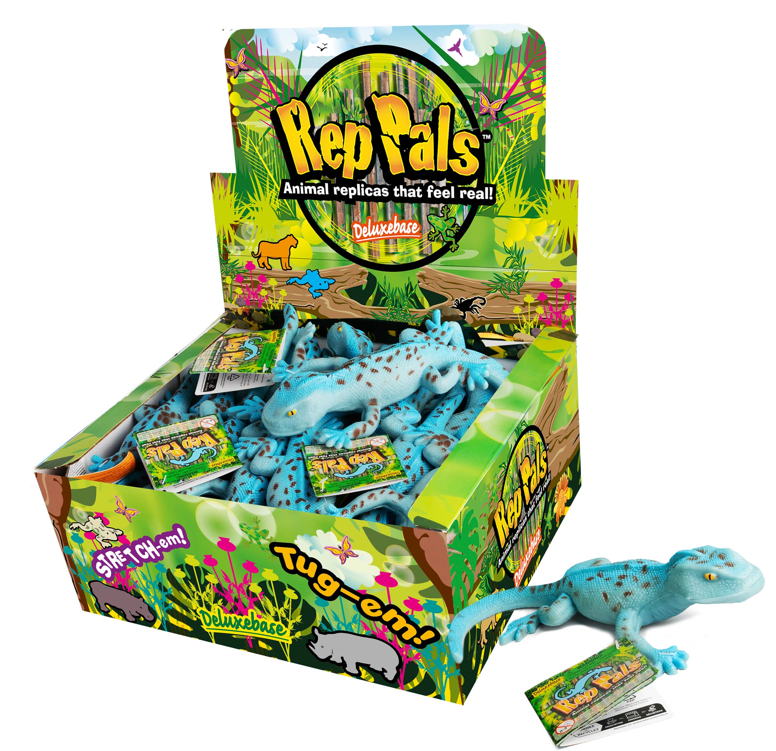 Deluxebase - Wholesale Fidget Toy - Kids - Rep Pals - Tokay Lizard Stretchy Replica0