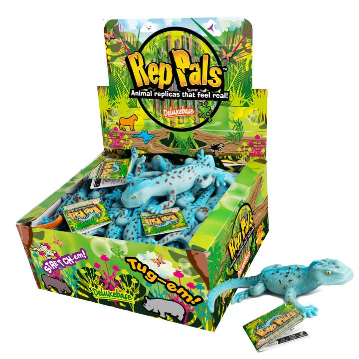 Deluxebase - Wholesale Fidget Toy - Kids - Rep Pals - Tokay Lizard Stretchy Replica