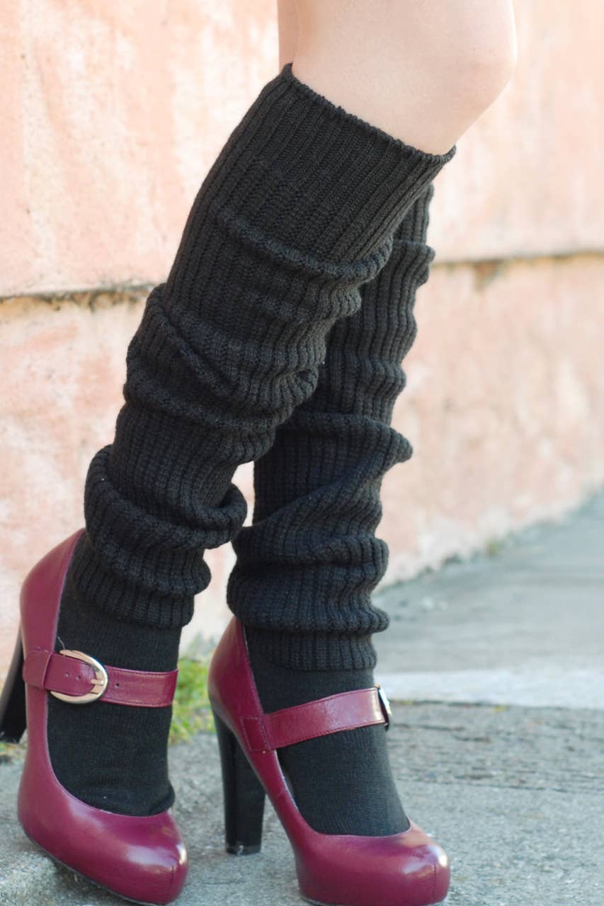 Tabbisocks - Venta al por mayor Calcetines - Mujer - Calcetines largos hasta la rodilla Lounge Scrunchy - mezcla de lana14