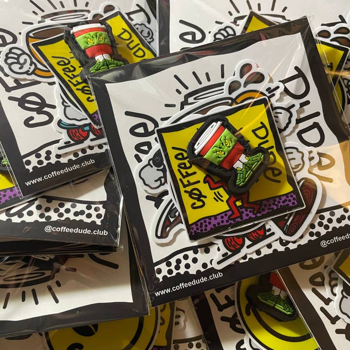 The “Grinch” Dude - sticker pack for wholesale by Coffee Dude