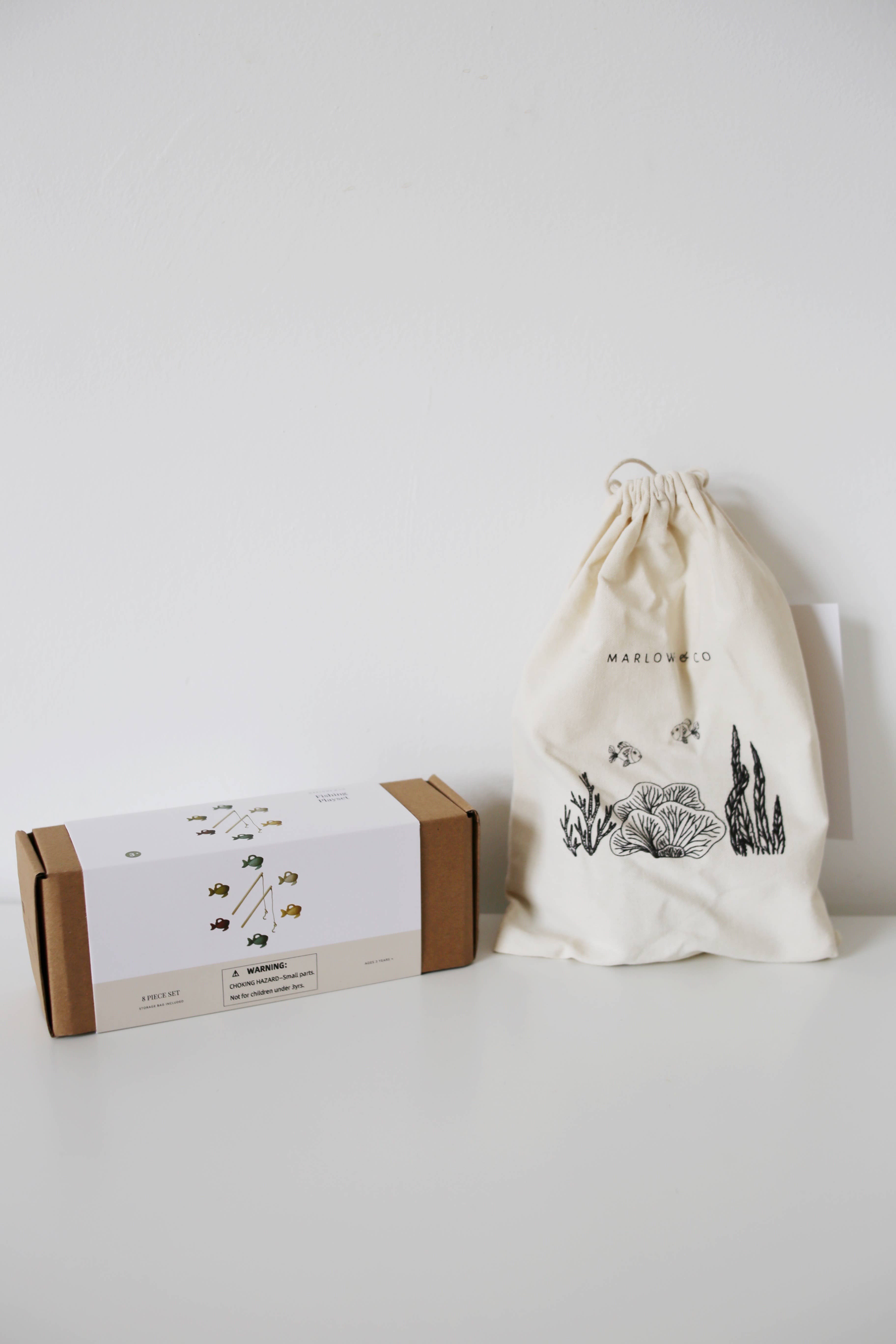 Marlowe & Co - Wholesale Toy Set - Kids - Silicone and Wood Fishing Play Set9