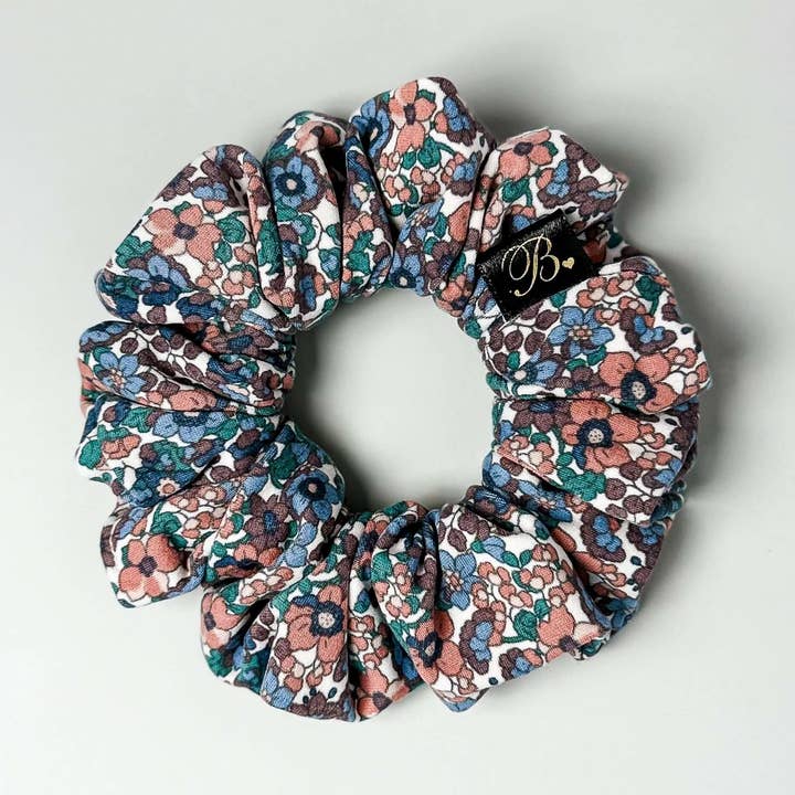 Everyday Active Scrunchie in Earthy Floral for wholesale by B. LUVV & CO.