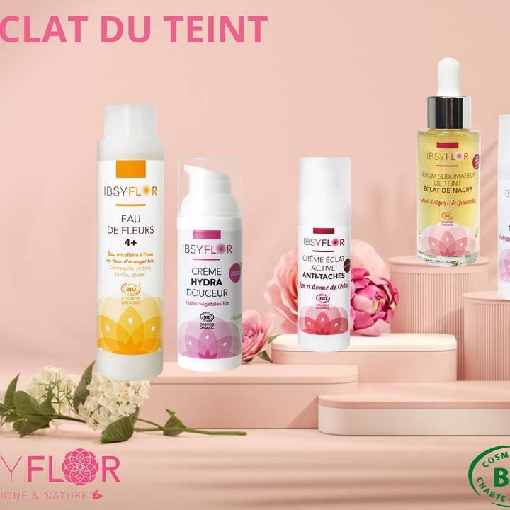 PACK IMPLANTATION SOINS ECLAT BIO 30 PRODUITS + 3 TESTEURS pour la vente par ibsyflor