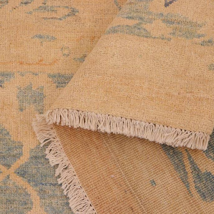 Arshs Fine Rugs - Wholesale Area rug - Bohemian Ziegler Hue Tan/Blue Wool Rug - 10'0'' x 13'7''7