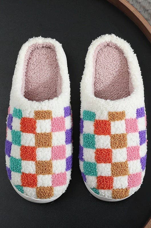 JOSSLYN by wall to wall – Engroshandel Slippers - Dame – Bløde plyssede hjemmesko med svampe, hjerte eller regnbue - varme og komfortable38