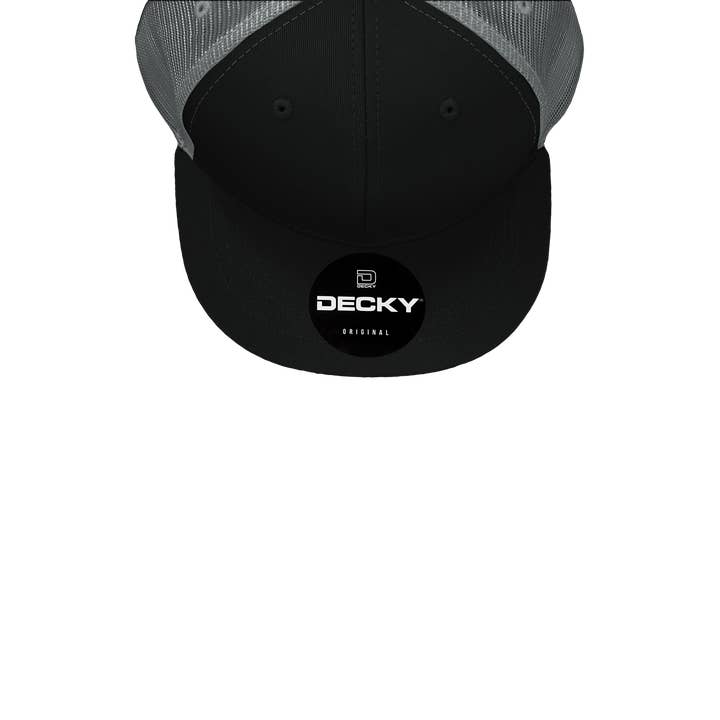 The Park Wholesale - Wholesale Trucker Hat - Unisex - Decky 5010 - Kids Youth Trucker Hat, Flat Bill Snapback - 5077