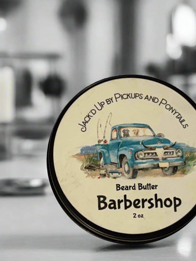 Manteca para barba de barbería para venta al por mayor de Pickups And Ponytails