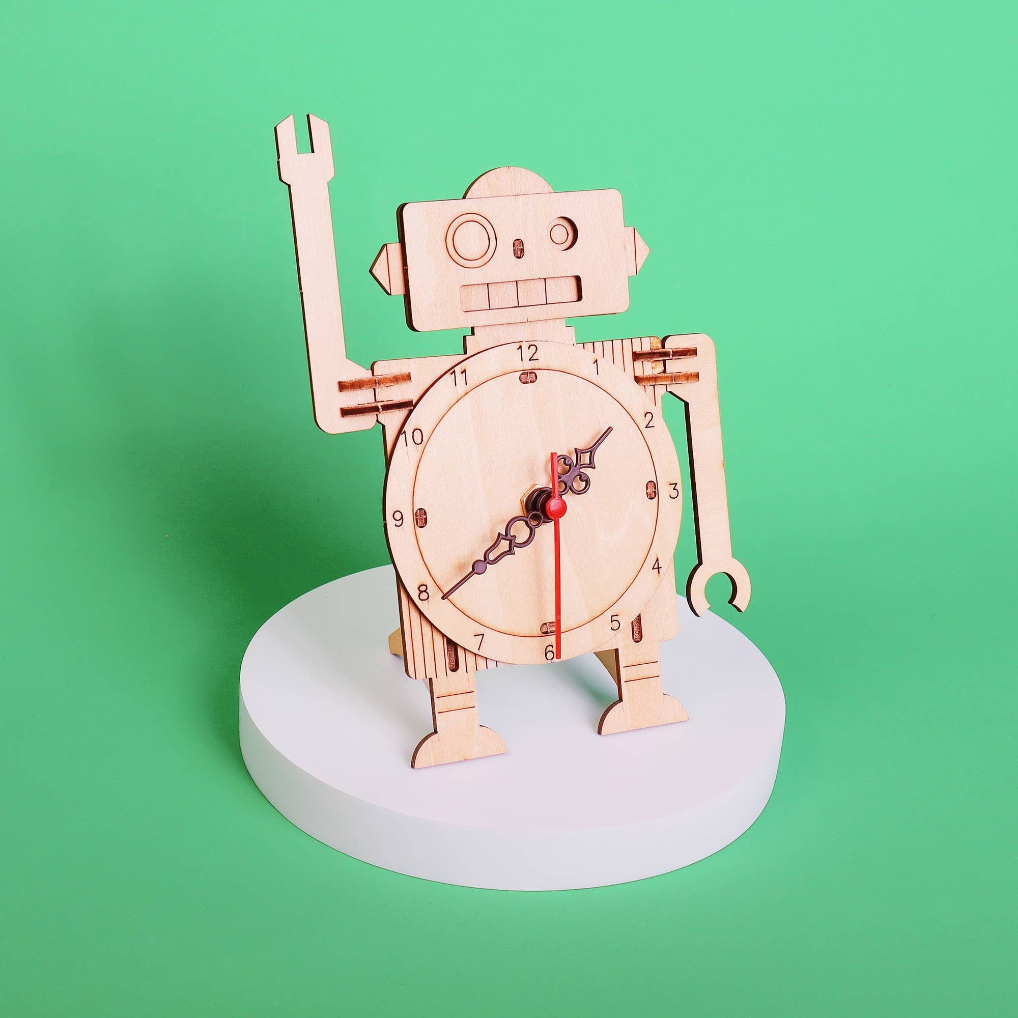 Kitsville – Großhandel Bastelset – Kinder – Roboter-Uhr-DIY-Kit, pädagogisches STEM-Spielzeug für Kinder, Bastelset4