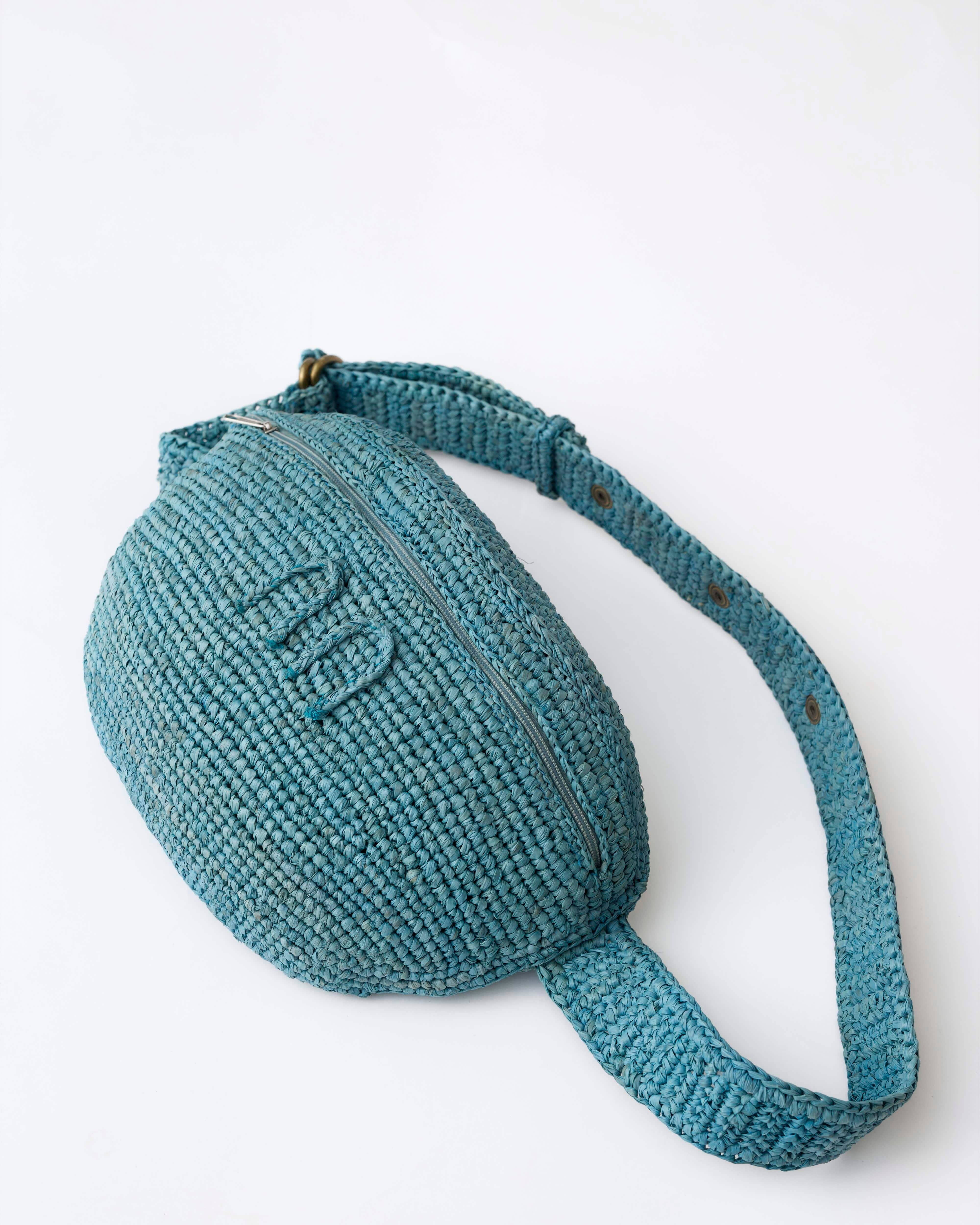 JELYNNE - Wholesale Belt Bag - Women's - Raffia Belt Bag7