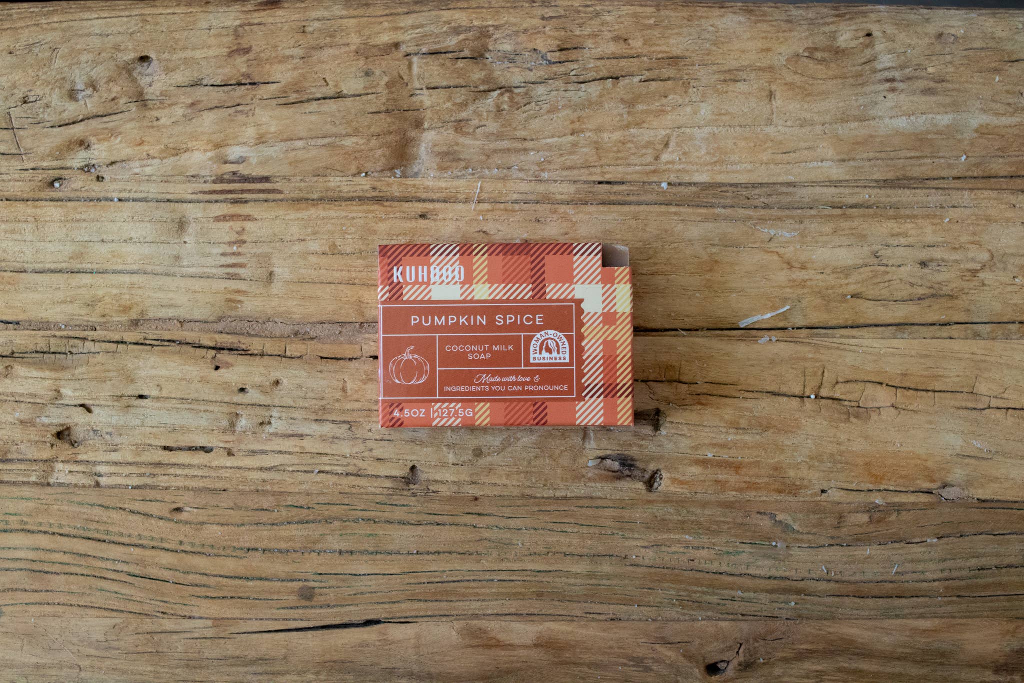 Kuhdoo Soap - Wholesale Bar Soap - Pumpkin	Spice Bar Soap3