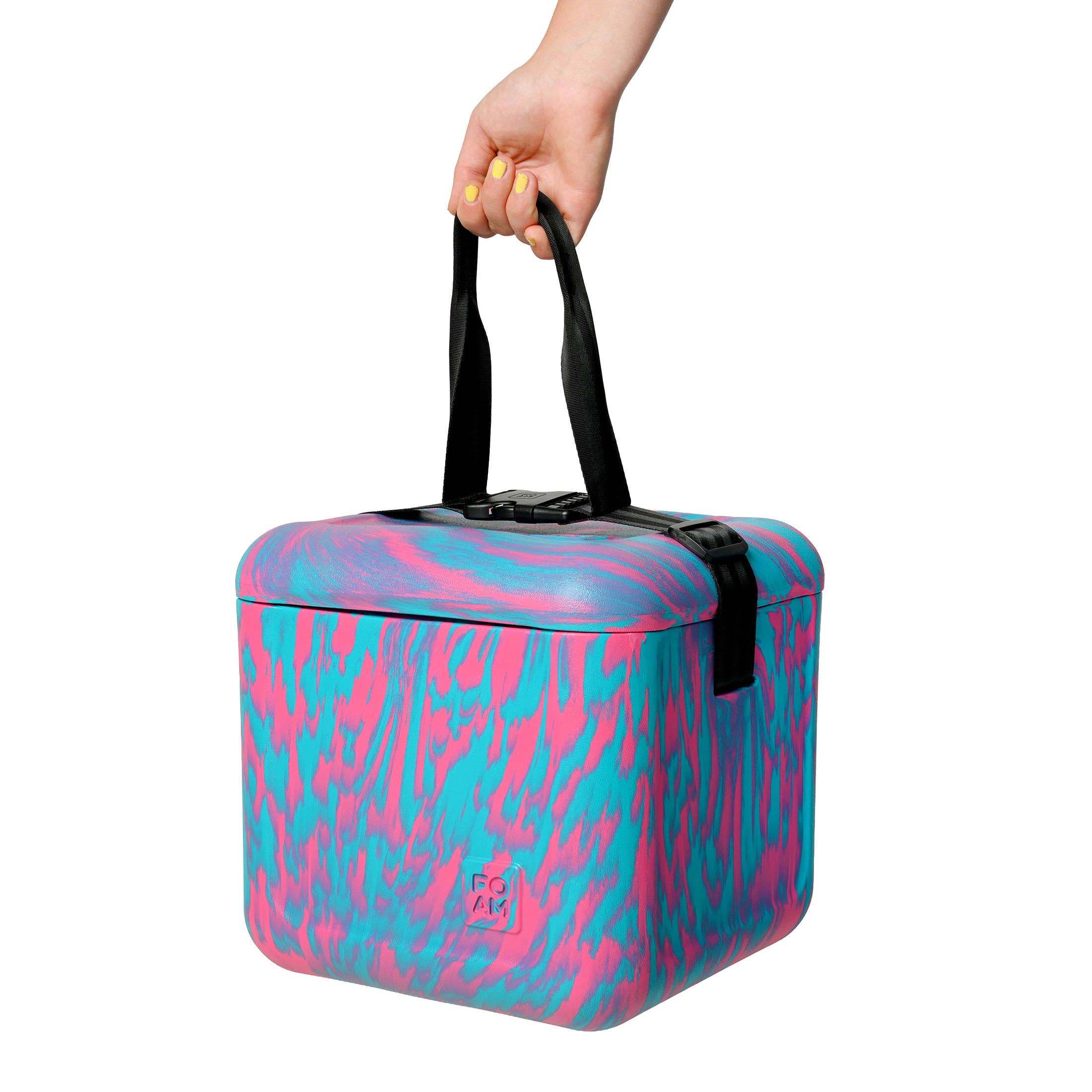 FOAM LLC – Großhandel Kühler/Kühltasche – Cyan & Pink Vollwirbel3