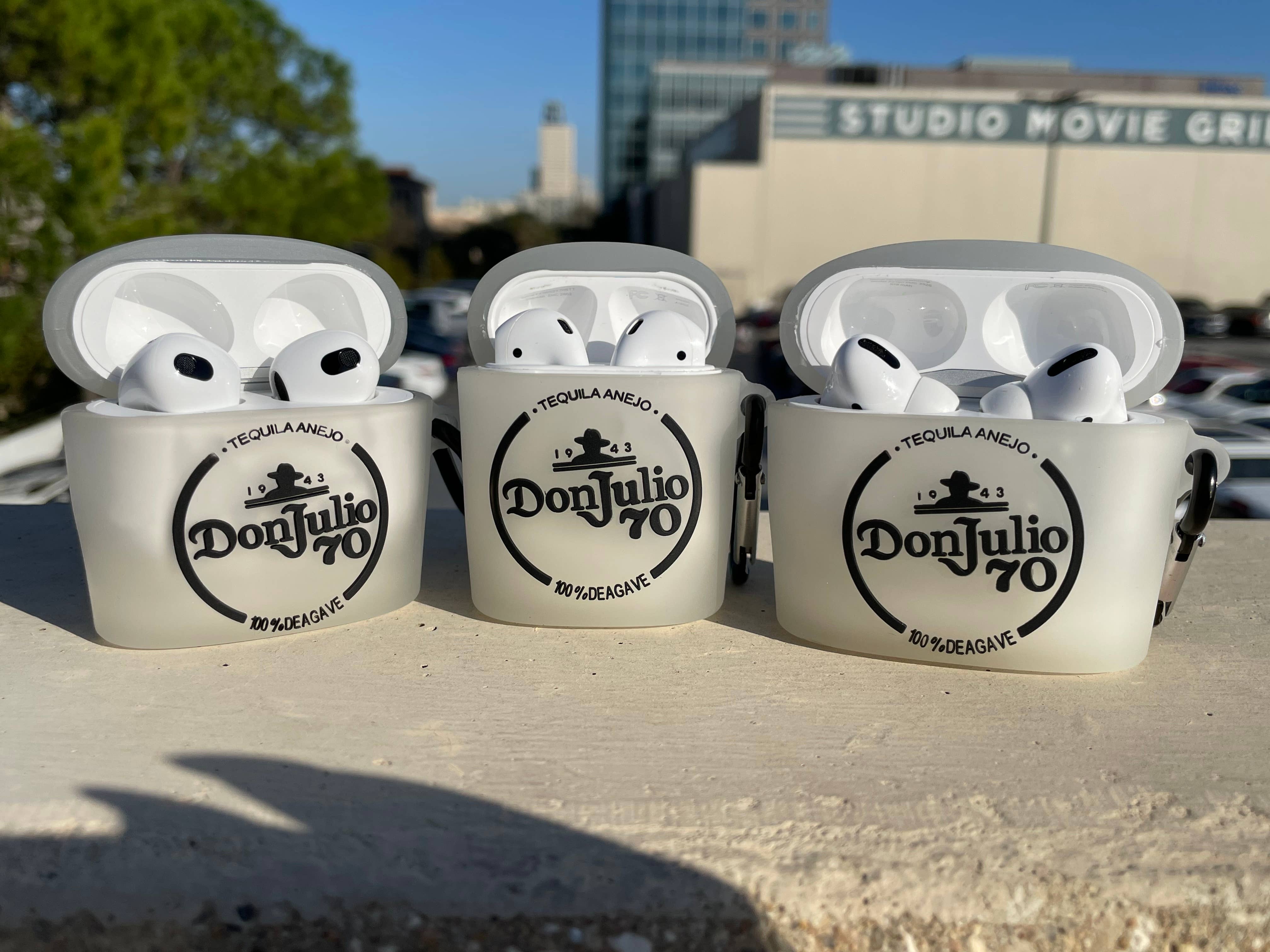 Con Huevos Mex - Wholesale Airpod/Earbud Case - Men's - Don Julio 70 tequila bottle AirPod case, AirPod Pro, AirPod3