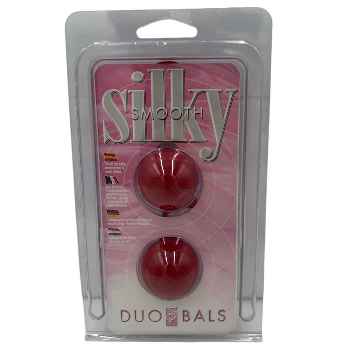 Kinky Pleasure - Wholesale Sex Toy - Trendy Deals - TD20064- Silicone Silky Kegal balls Red