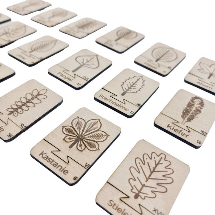 wisewoodz – Großhandel Puzzle – Kinder – Wisewoodz Baumblätter-Puzzle