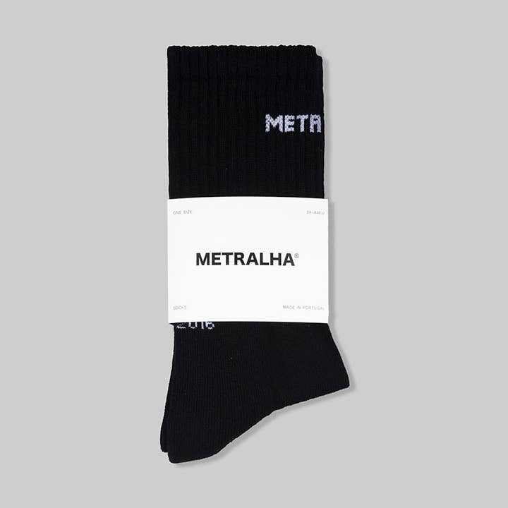 Est Socks (schwarz) für den Großhandel von Metralha Worldwide