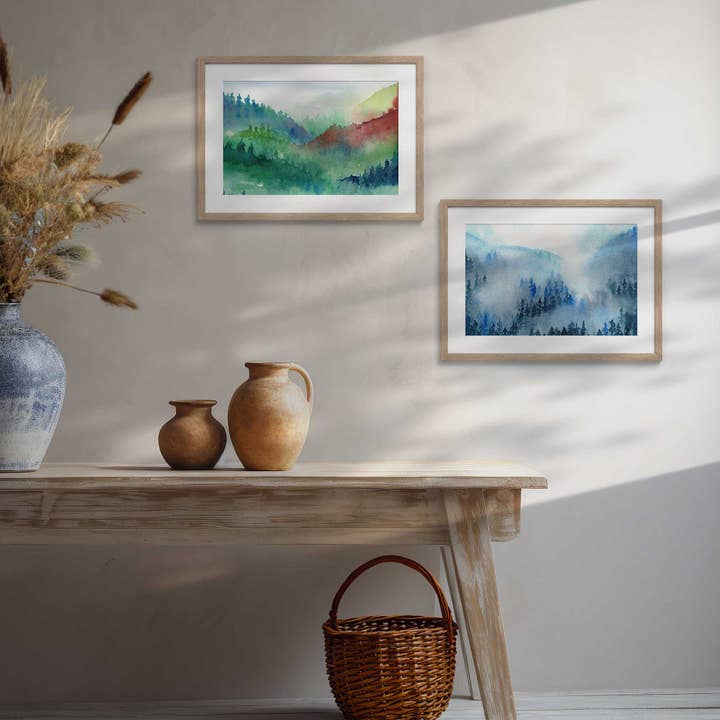 Jenny Vellacott - Wholesale Art Print - Lake District Print of Lake District Scenic Art Print Lakes1