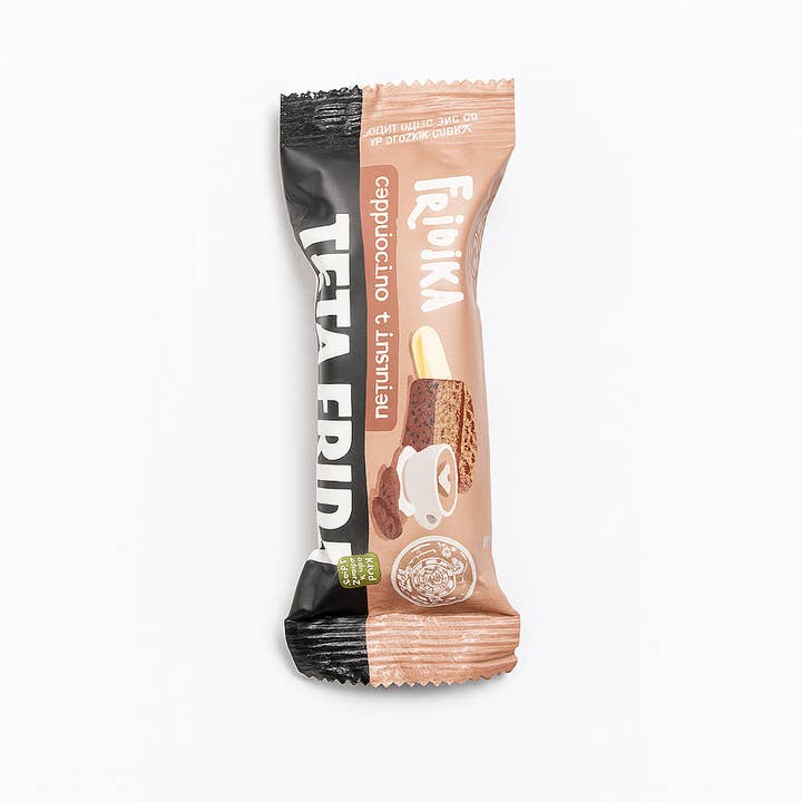 Fridika Cappuccino Tiramisu Chocolate Bar – 20x49g for wholesale by SureShot