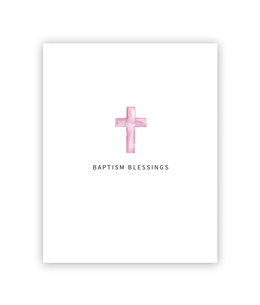 Eight21 Studios + Unique Greeting Cards, Art and Stationery - Wholesale Religious Card - Baptism Congratulations, Girl Baby Dedication Greeting Card9