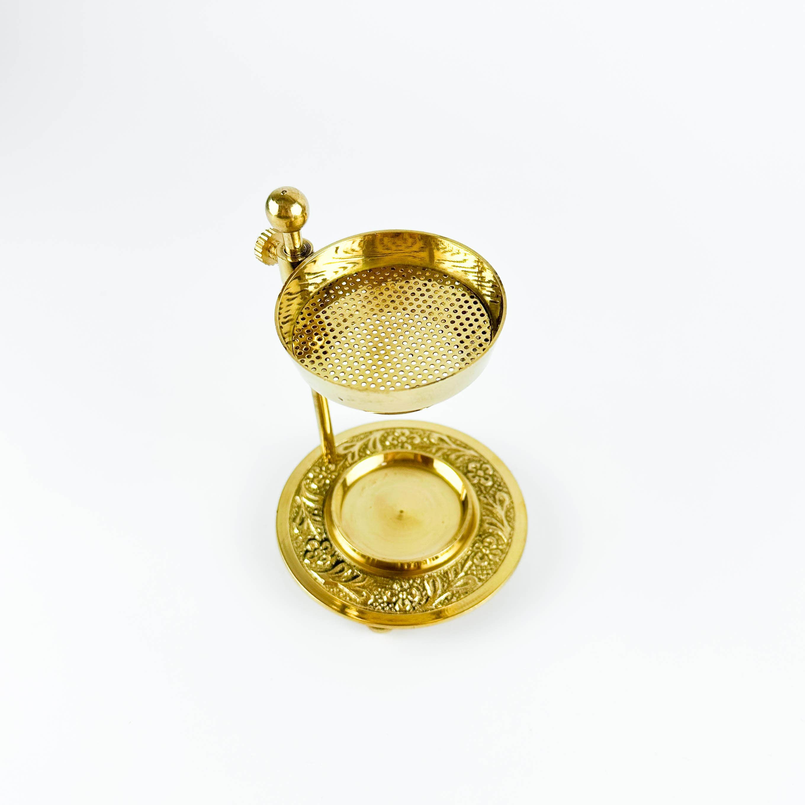 GREENROOTS USA LLC – Engroshandel Røgelsesholder – Messingharpiksbrænder 4,5 „H (brændeharpiks uden kul)5