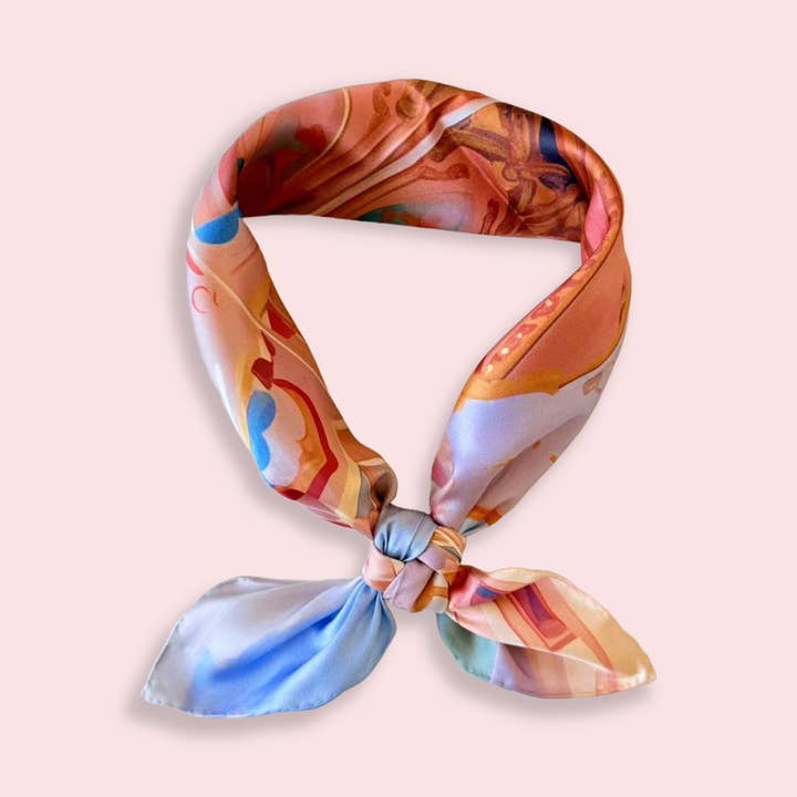 The Bellaje - Wholesale Scarf - Women's - 100% Mulberry Silk Scarf - Carousel