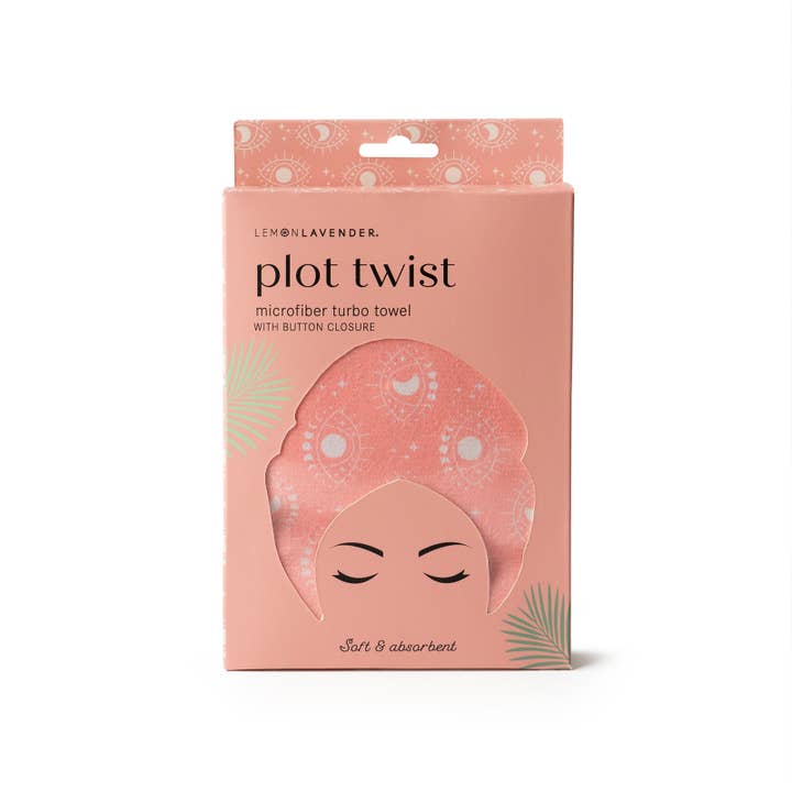DM Merchandising - Wholesale Hair Towel/Wrap - Lemon Lavender Plot Twist Turbo Towel Assortment