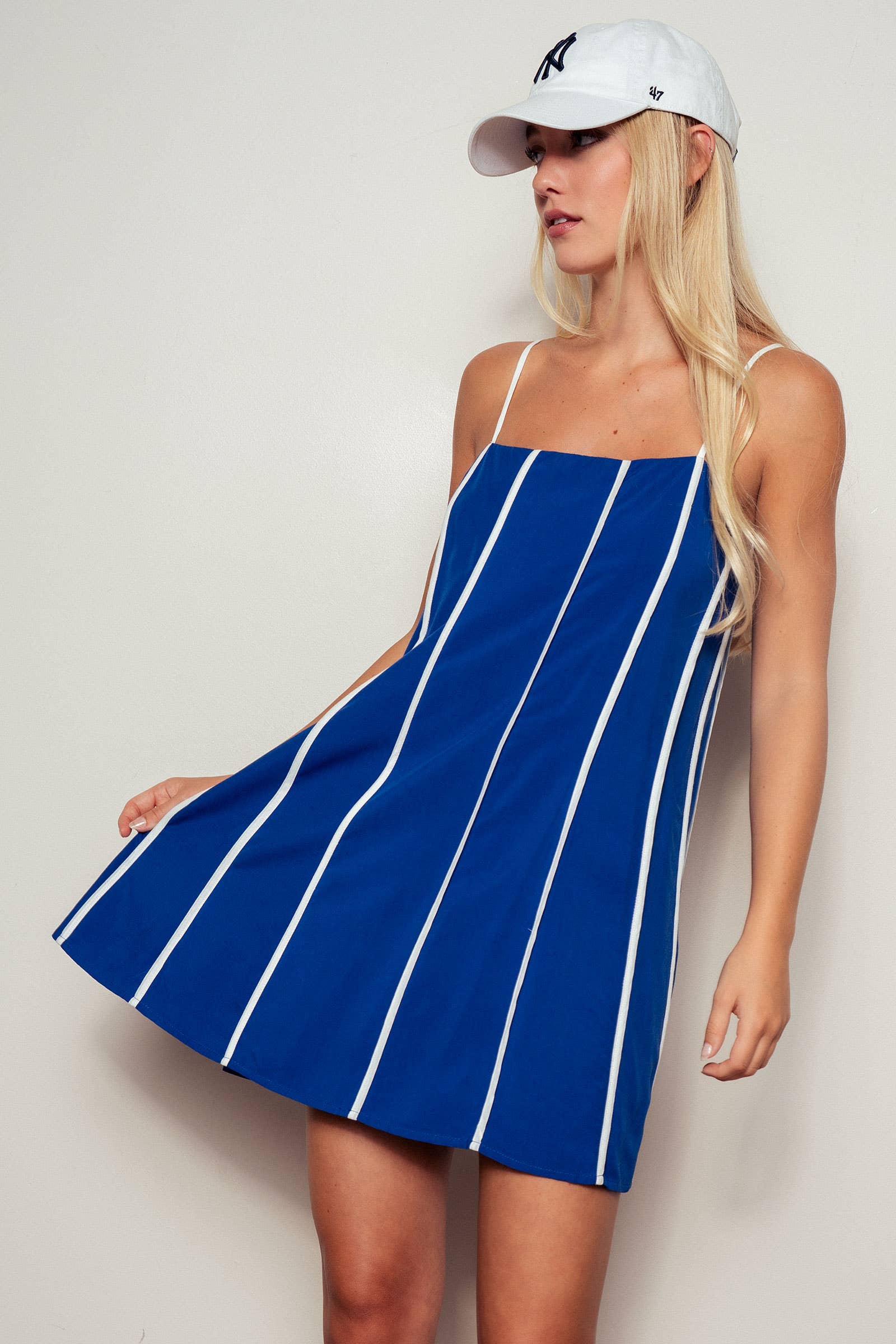 Urban Daizy - Wholesale Dress - Women's - Striped A-Line Mini Dress8