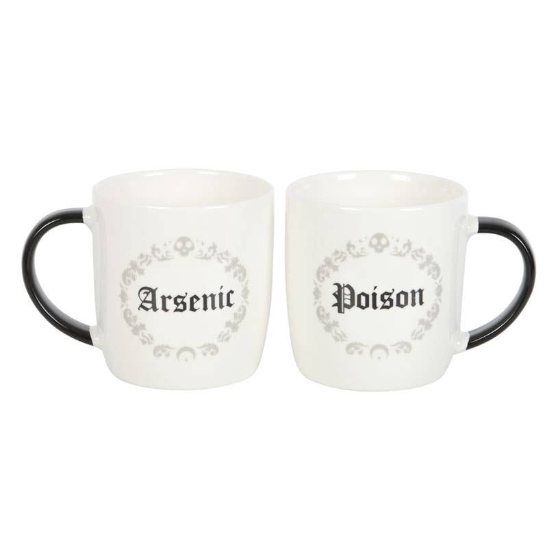 Something Different Wholesale – wholesale Coffee mug – Gothic Poison and Arsenic Couples Mug Set1